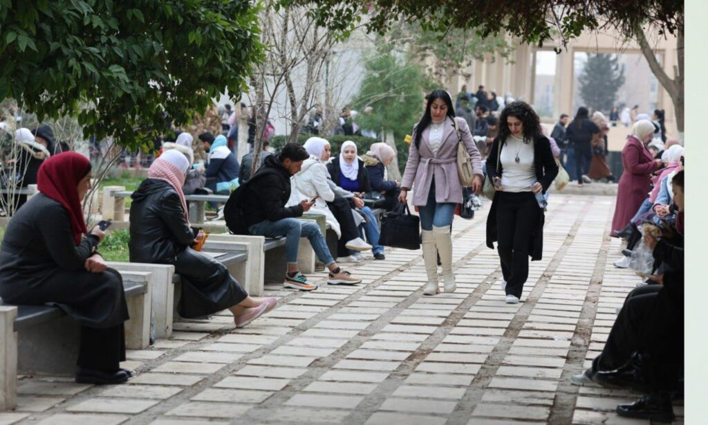 كلية الآداب جامعة دمشق 3 شباط 2025 (جامعة دمشق/تلجرام)