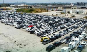 وصول سيارات من كوريا الجنوبية في مرقأ طرطوس- 18 أيار 2025 (الهيئة العامة للمنافذ البرية والبحرية)