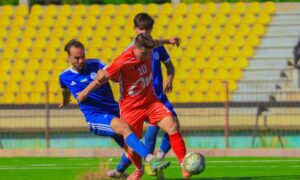 من لقاء أهلي حلب والفتوة في سادس جولات الدوري السوري- 21 أيار 2025 (نادي الاتحاد الحلبي)
