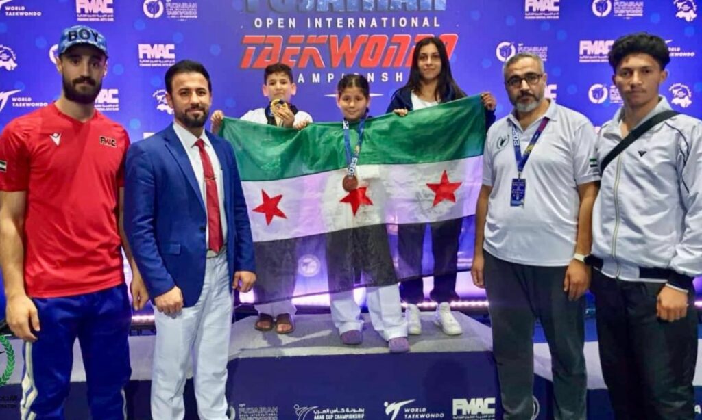 تتويج لاعبين سوريين بالميدالية البرونزية في بطولة الفجيرة الدولية للتايكواندو- 13 شباط 2025 (الاتحاد السوري للتايكواندو)