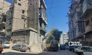 المنطقة الصناعية في حي الكلاسة بمدينة حلب - أيار 2025 (عنب بلدي)
