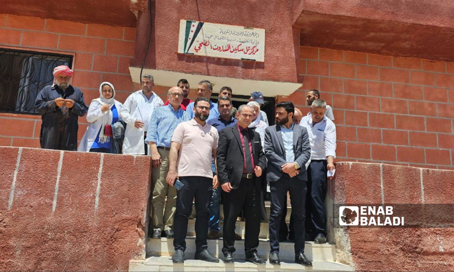 افتتاح مركز تل السكين الساروت في حماة - 21 أيار 2025 (عنب بلدي/ إياد عبد الجواد)