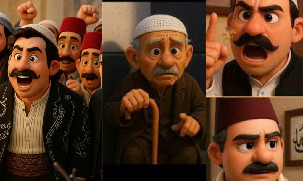 مشاهد درامية من مسلسل باب الحارة صنعت عبر الذكاء الاصطناعي(متداول/انستغرام)