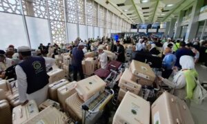 حجاج في مطار دمشق الدولي - 18 أيار 2025 (سانا)