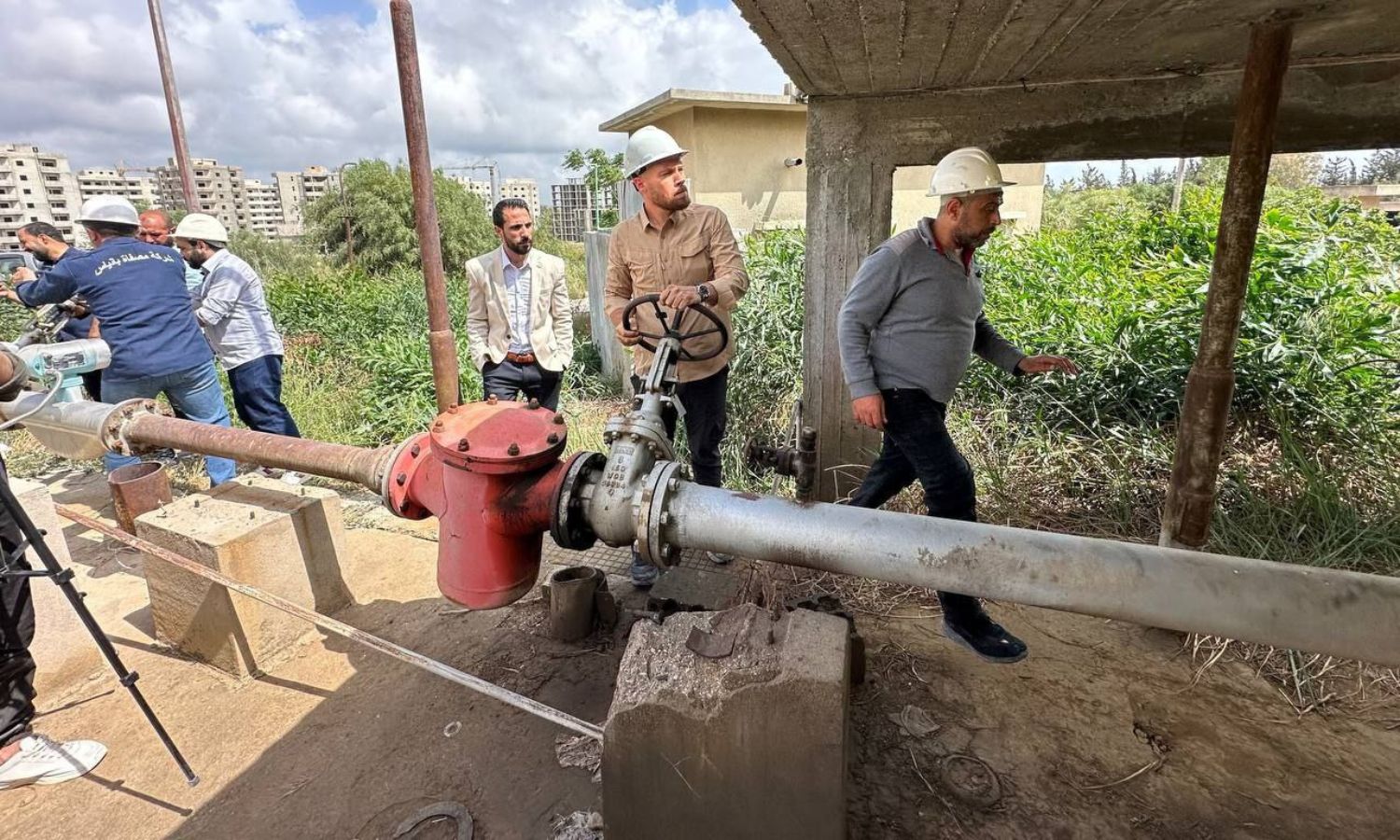 الشركة السورية لتخزين وتوزيع المواد البترولية (سادكوب) تعيد تفعيل عملية الضخ من مستودعات بانياس إلى اللاذقية - 13 أيار 2025 (محافظة اللاذقية)