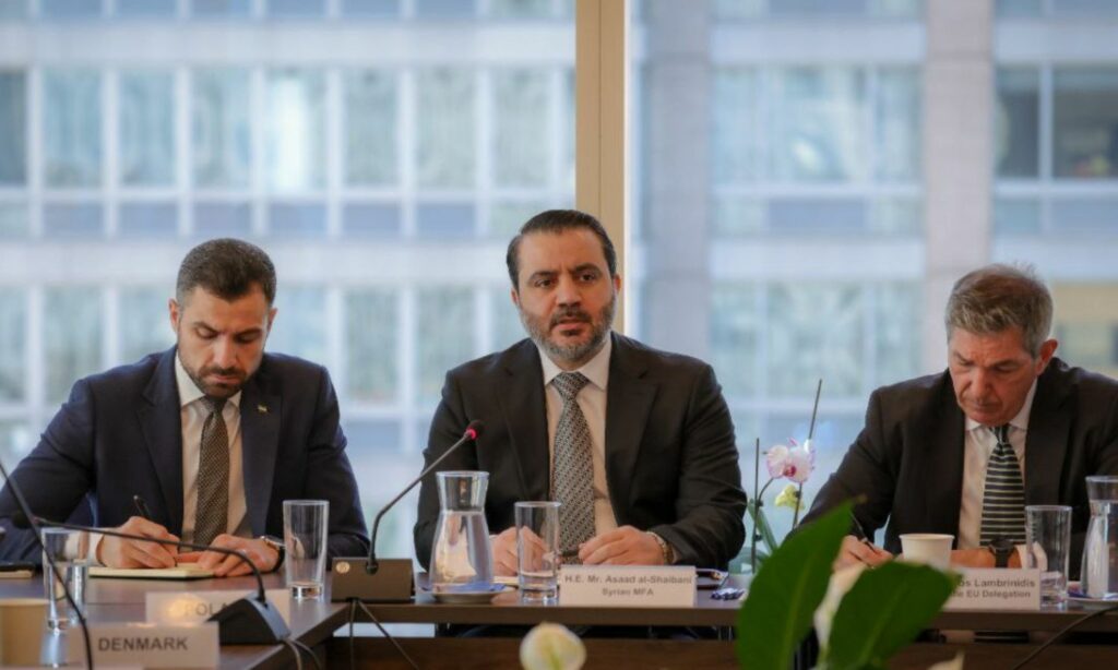 الشيباني التقى بالمبعوثين الأوربيين في نيويورك 29 نيسان 202