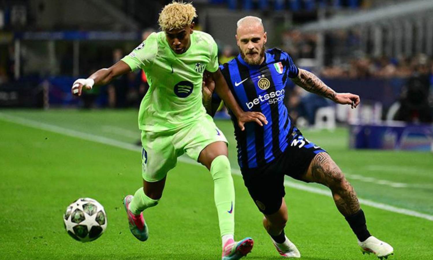 إنتر ميلان الإيطالي وبرشلونة الإسباني في إياب نصف نهائي أبطال أوروبا- 6 أيار 2025 (الغارديان)