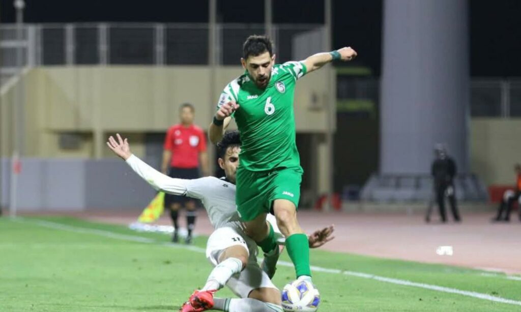 من مباراة المنتخب السوري أمام باكستان في تصفيات كأس آسيا - 25 آذار 2025 (الاتحاد السوري لكرة القدم)