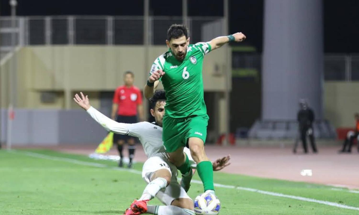 من مباراة المنتخب السوري أمام باكستان في تصفيات كأس آسيا - 25 آذار 2025 (الاتحاد السوري لكرة القدم)
