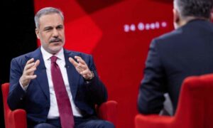 وزير الخارجية التركي حقان فيدان يتحدث عن آلية لخفض التوتر مع إسرائيل في سوريا - 9 من أيار 2025 (قناة TV 24  التركية)