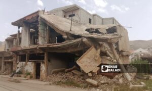 هناك 8000 منزل مدمر في مدينة الزبداني 30 نيسان 2025 (عنب بلدي/ عمر علاء الدين)