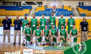 لاعبو منتخب سوريا لكرة السلة في مواجهة مع منتخب البحرين- 25 شباط 2025 (الاتحاد السوري لكرة السلة)