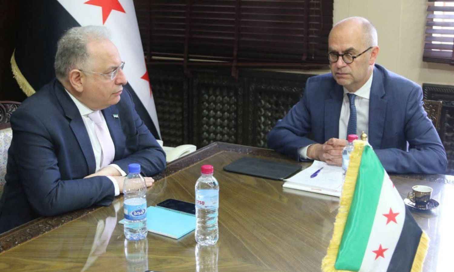"النقد الدولي" يعمل على وضع خارطة طريق لسياسات المؤسسات الاقتصادية في سوريا بعد انتهار زيارة وفده - 5 من حزيران 2025 (وزارة المالية السورية/ الفيسبوك)