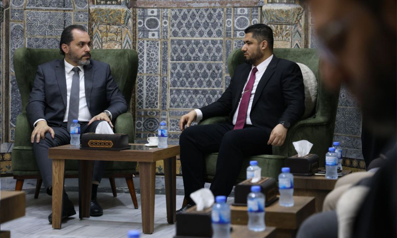 وزير السياحة يلتقي بمحافظ إدلب 17 حزيران 2025 (وزارة السياحة/تلجرام)