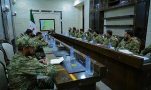 وزير الدقاع يبحث مع شعبة التنظيم والإدارة البنية التنظيمية للقوات المسلحة- 18 من حزيران 2025 ( وزارة الدفاع / فيسبوك)