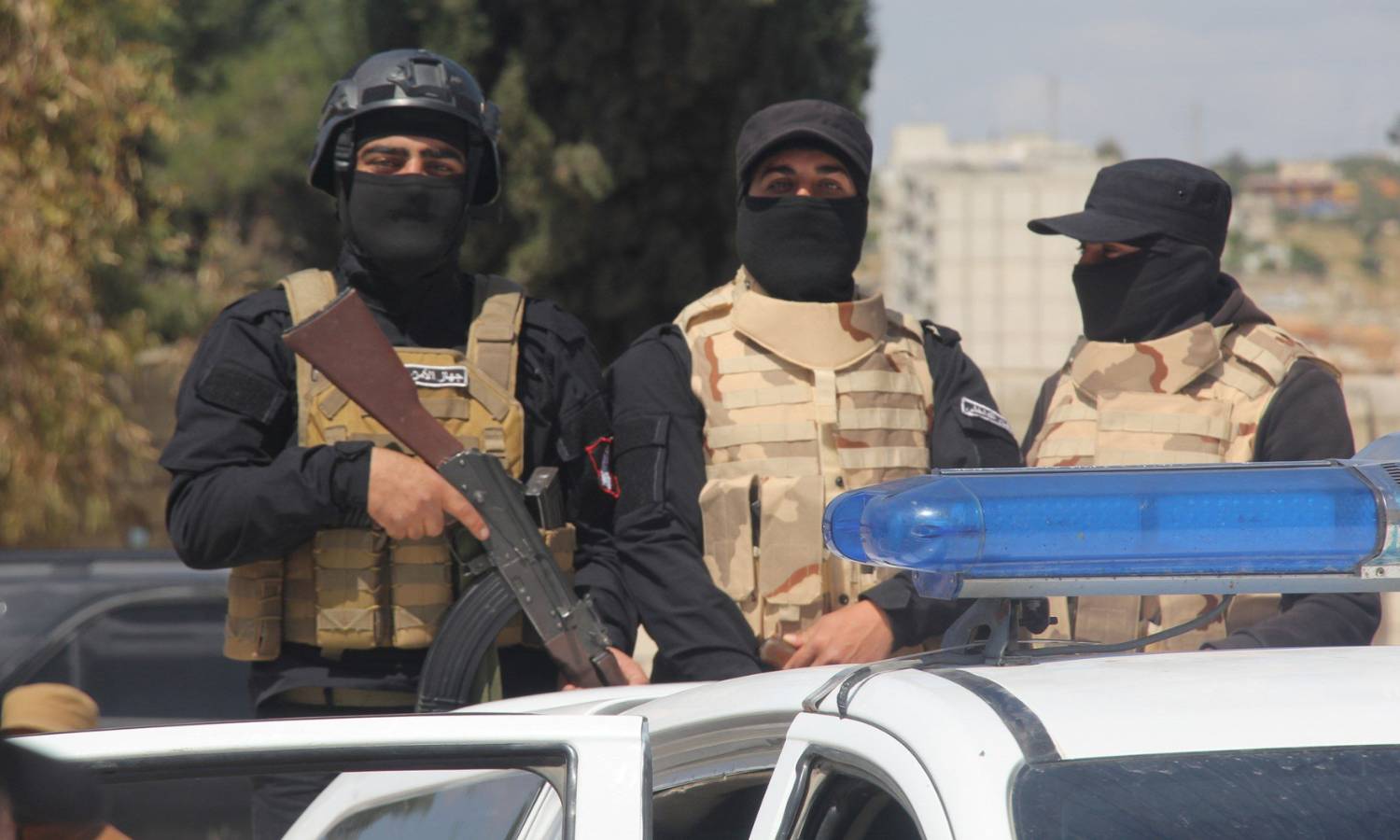 انتشار القوى الأمنية في مدينة إدلب - 26 نيسان 2025 (وزارة الداخلية)