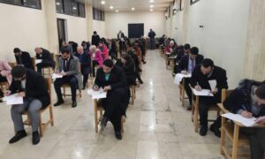 طلاب المعهد العالي للقضاء يتقدمون للامتحانات 3 آذار 2025 (المعهد العالي للقضاء)