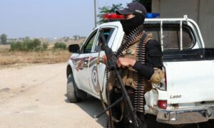 من انتشار قوى الأمن الداخلي في منطقة تلكلخ بمحافظة حمص-11 حزيران 2025(محافظة حمص/فيس بوك)