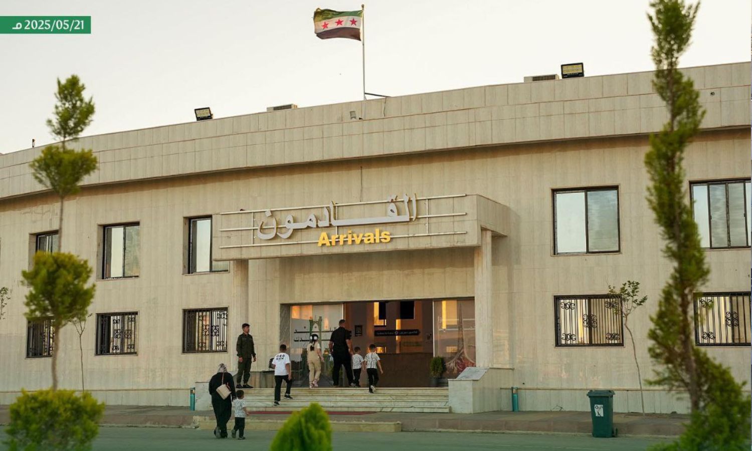 حركة المارين عبر معبر نصيب الحدودي بين سوريا والأردن- 22 أيار 2025 (الهيئة العامة للمنافذ البرية والبحرية/تلجرام)