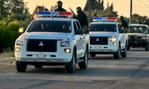 قيادة الأمن الداخلي في محافظة درعا ترسل تعزيزات أمنية إلى منطقة مساكن جلين بريف درعا الغربي 12 حزيران 2025 (وزارة الداخلية)