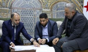 تبلغ مساحة المنطقة الحرة قرابة مليون متر مربع في ظل توجه حكومة نشيط الحركة التجارية 14 من حزيران 2025 (محافظة إدلب / تلغرام)