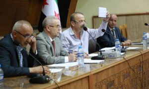 خلال إجراء انتخابات لإختيار رئيس اتحاد ألعاب القوى في سوريا- 28 أيار 2025 (وزارة الشباب والرياضة)

