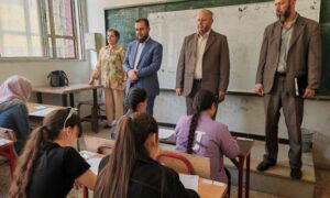 مديرية التربية في حمص تتفقد الامتحانات بمعهدي إعداد المدرسين والتربية الفنية والموسيقية - 16 حزيران 2025 (وزارة التربية والتعليم)