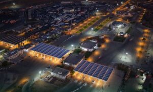 الشاحنات في معير نصيب الحدودي بين سوريا والأردن - 5 تموز 2025 (هيئة المنافذ البرية والبحرية/ فيسبوك)