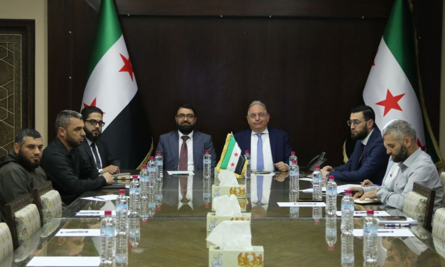 اجتماع بين وزير العدل ووزير المالية السورية لبحث تعزيز نزاهة القضاء ومكافحة الفساد- 19 تموز 2025 (وزارة المالية)
