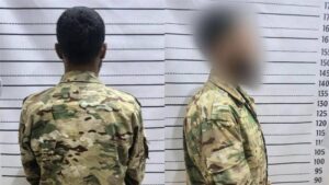 العناصر المتورطين بقتل الشاب أحمد خضور بريف طرطوس - 26 تموز 2025 (محافظة طرطوس/فيسبوك)