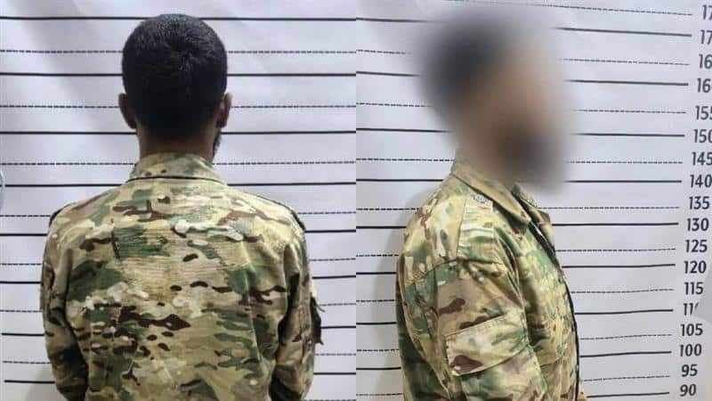 العناصر المتورطين بقتل الشاب أحمد خضور بريف طرطوس - 26 تموز 2025 (محافظة طرطوس/فيسبوك)