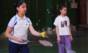 بطولة الريشة الطائرة لليافعين في حمص - 2 أيار 2025 ( مؤسسة هبة الخيرية / فيسبوك )