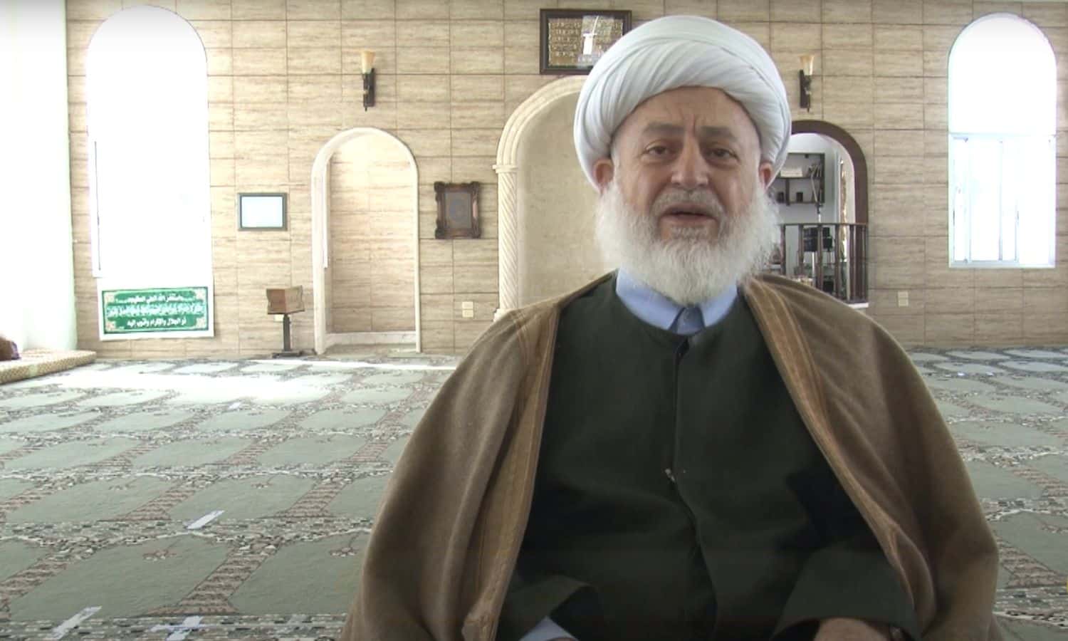 الشيخ غزال غزال خلال تقديمه برنامج هدى شهر رمضان - 20 أذار 2024 (قناة أوغاريت)