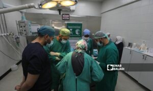 وفد وطبي من مركز الملك سلمان وجمعية الأمين يجري عملية جراحية في مستشفى المواساة - دمشق 13 أيار 2025 (عنب بلدي)