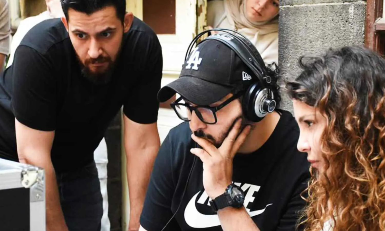 من كواليس تصوير فيلم "سلملك" بإشراف المخرج عمرو حاتم علي - 8 تموز 2025 (فوشيا)