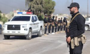عناصر الأمن السوري تنتشر في أرياف السويداء الغربية عقب توترات أمنية - 14 تموز 2025 (وزارة الداخلية السورية)