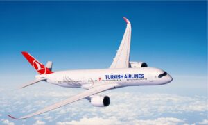 طائرة تابعة لشركة الخطوط الجوية التركية "Turkish Airlines"