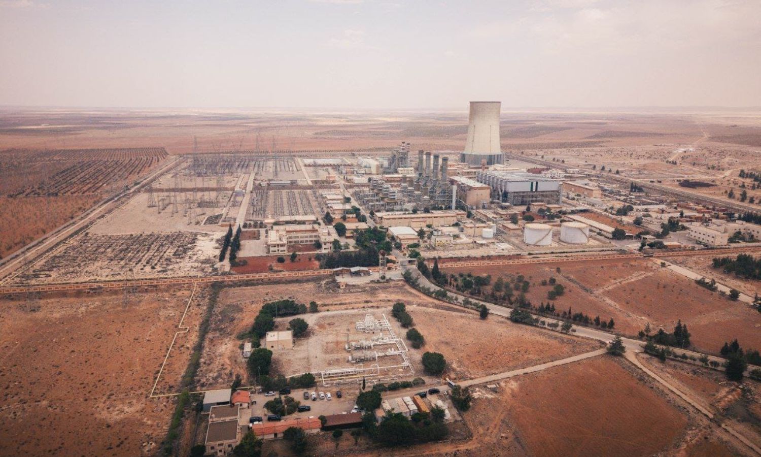 بدء وصول الغاز الآذري إلى محطة جندر الكهربائية - 9 آب 2025 (محافظة حمص)