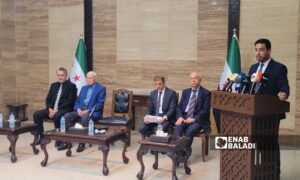 مؤتمر إطلاق النظام التعليمي الصحي الجديد، لدعم الأطباء المقيمين - 31 تموز 2025 (عنب بلدي/سندريلا البلعة)