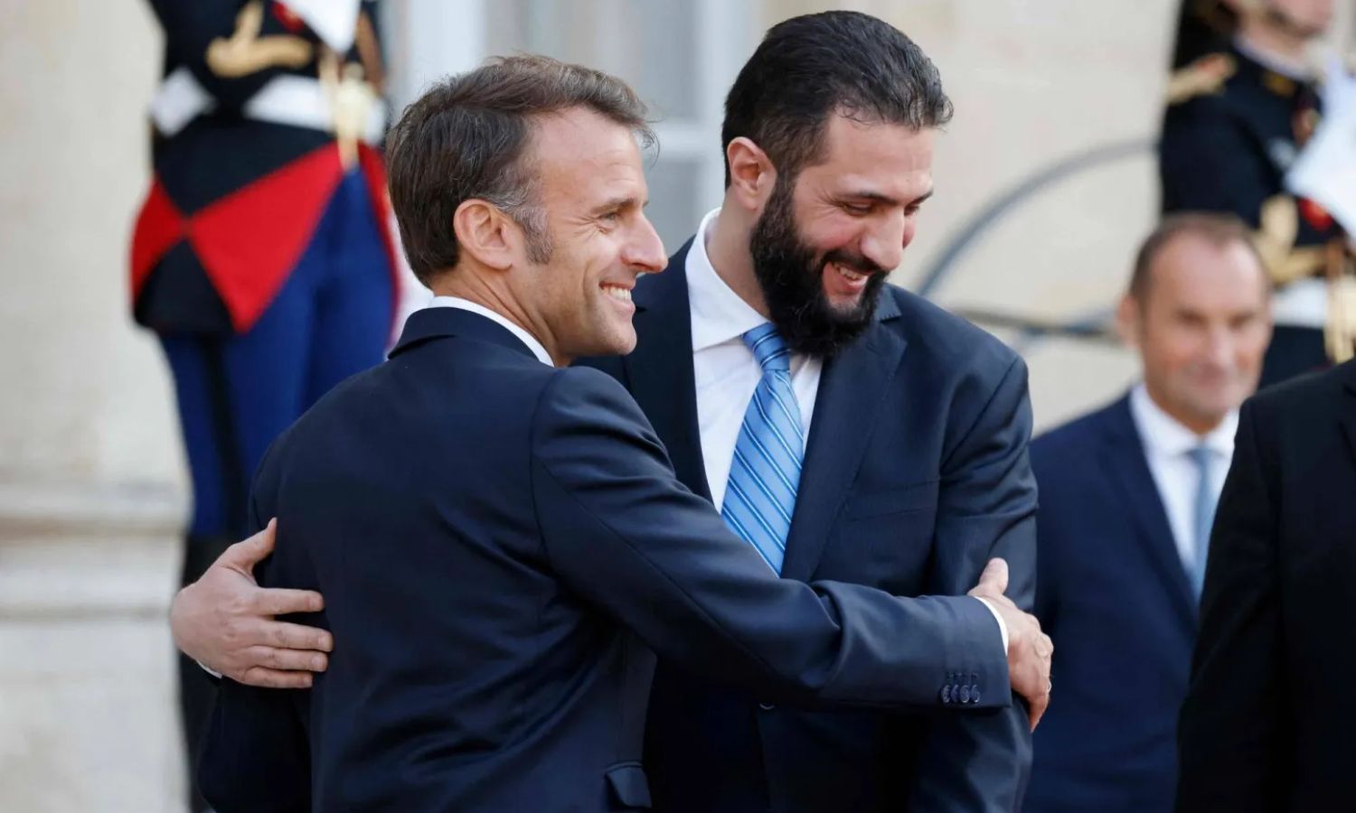 الرئيس السوري للمرحلة الانتقالية أحمد الشرع يلتقي الرئيس التركي رجب طيب أردوغان في اسطنبول - 24 أيار 2025 (رئاسة الجمهورية)
