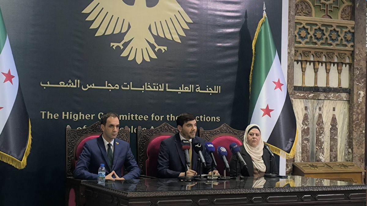 مؤتمر صحفي لإطلاق الموقع الإلكتروني الرسمي للجنة العليا لانتخابات مجلس الشعب - 27 آب 2025 (سانا)