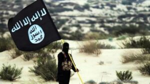 عنصر من تنظيم الدولة الإسلامية(BBC)