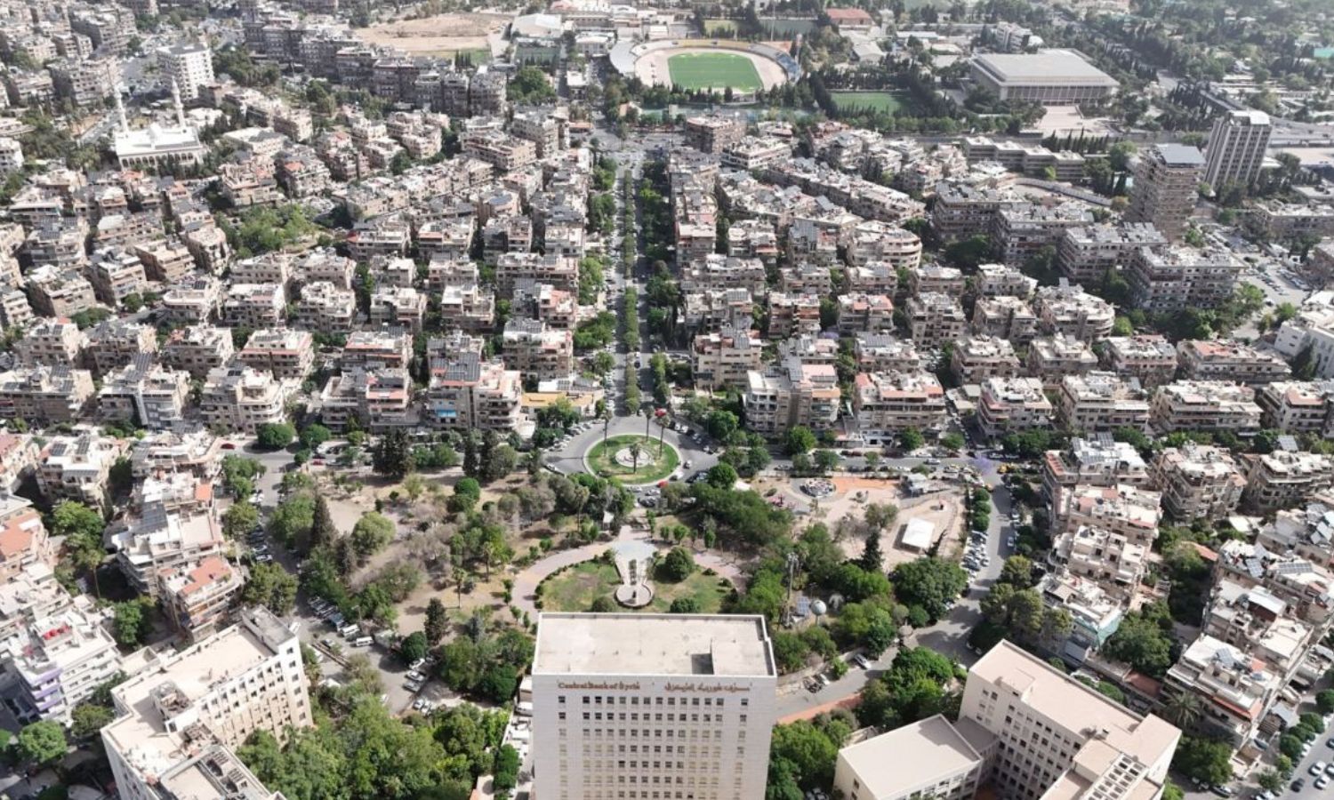 ساحة السبع بحرات بدمشق - 14 أيار 2025 (EPA)