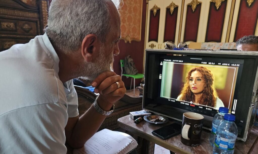 من أجواء تصوير مسلسل "المليئية" - 29 تموز 2025 (رنا شميس/ فيسبوك)