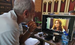 من أجواء تصوير مسلسل "المليئية" - 29 تموز 2025 (رنا شميس/ فيسبوك)
