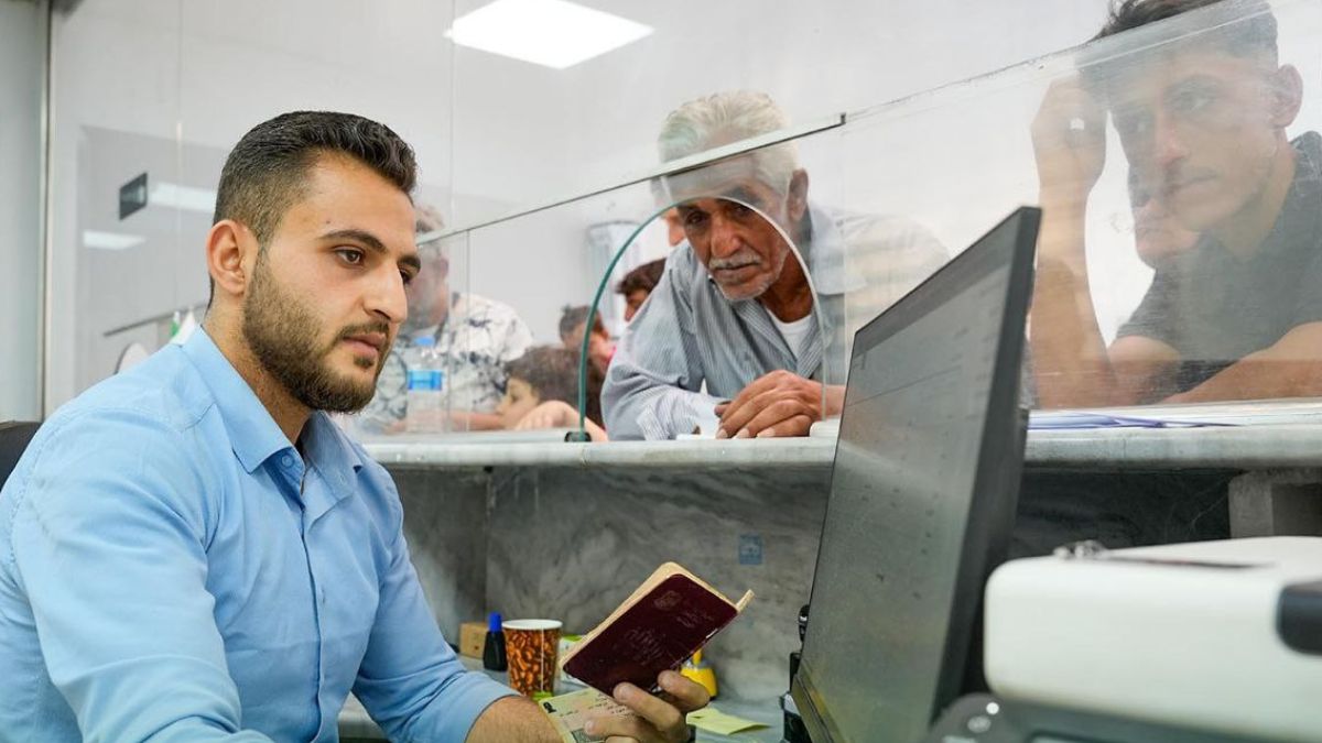 حركة نشطة للمسافرين في معبر باب الهوى - 7 حزيران 2025 (الهيئة العامة للمنافذ البرية والبحرية)
