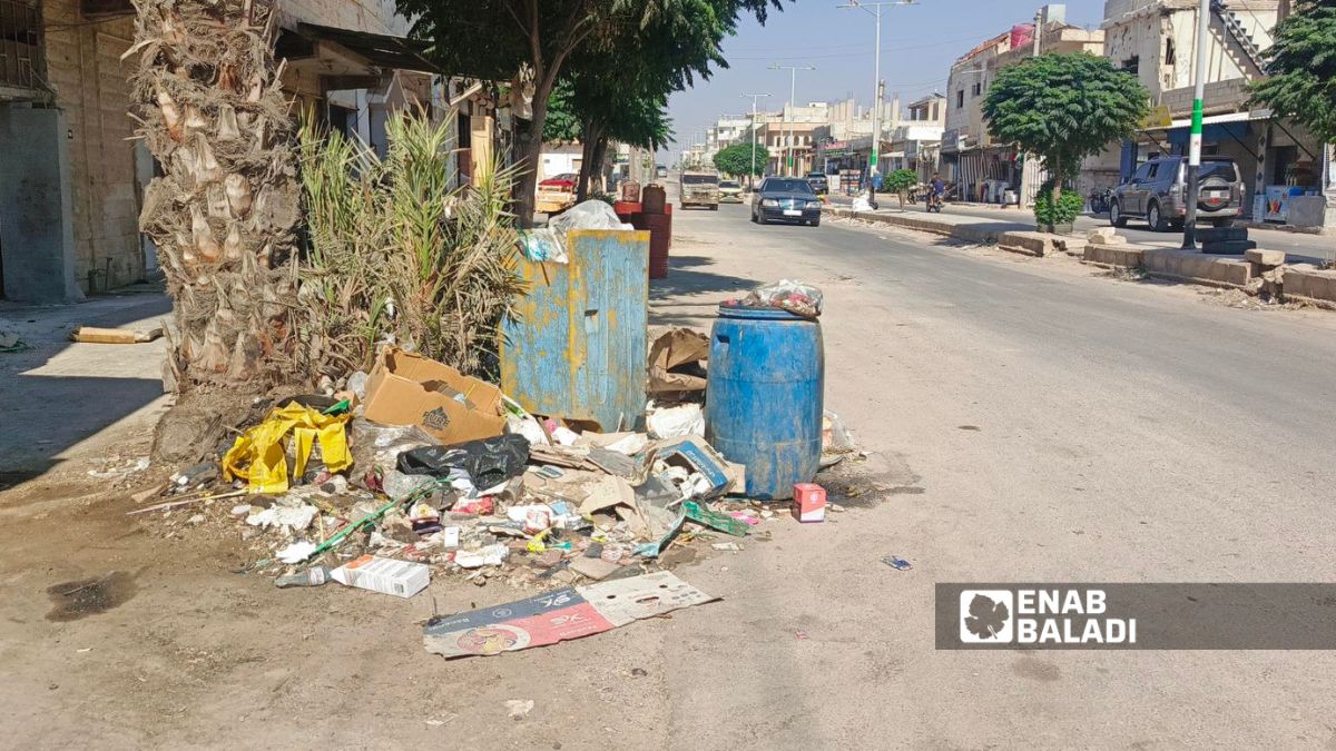 شارع في مدينة الحراك في ريف درعا الشرقي - 21 تموز 2025 (عنب بلدي/ محجوب الحشيش)