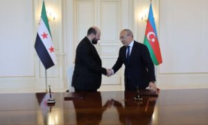 توقيع مذكرة تفاهم في مجالات الطاقة وتوريد الغاز الطبيعي بين سوريا وأذربيجان - 12 تموز 2025 (سانا)