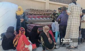 نازحون من السويداء في مركز إيواء بدرعا - 27 تموز 2025 (عنب بلدي/محجوب الحشيش)