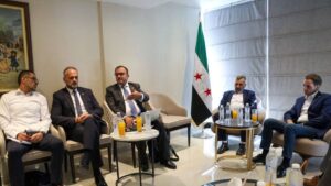 لجنة الانتخابات تبحث مع معهد NDI إجراءات ضمان كفاءة ونزاهة العملية الانتخابية - 22 آب 2025 (اللجنة العليا لانتخابات مجلس الشعب/فيسبوك)
